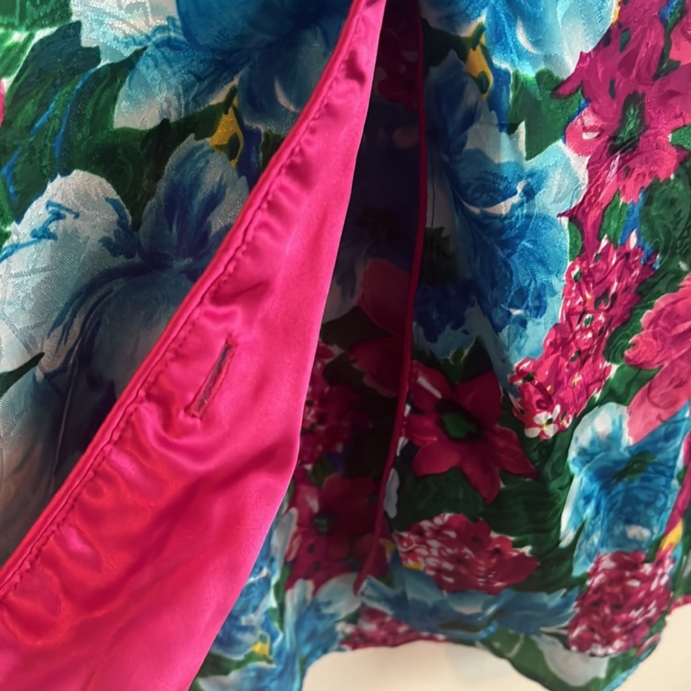 Victoria’s Secret Gold Label Floral Nightgown Night Shirt Satin Vintage M/L - Picture 5 of 6